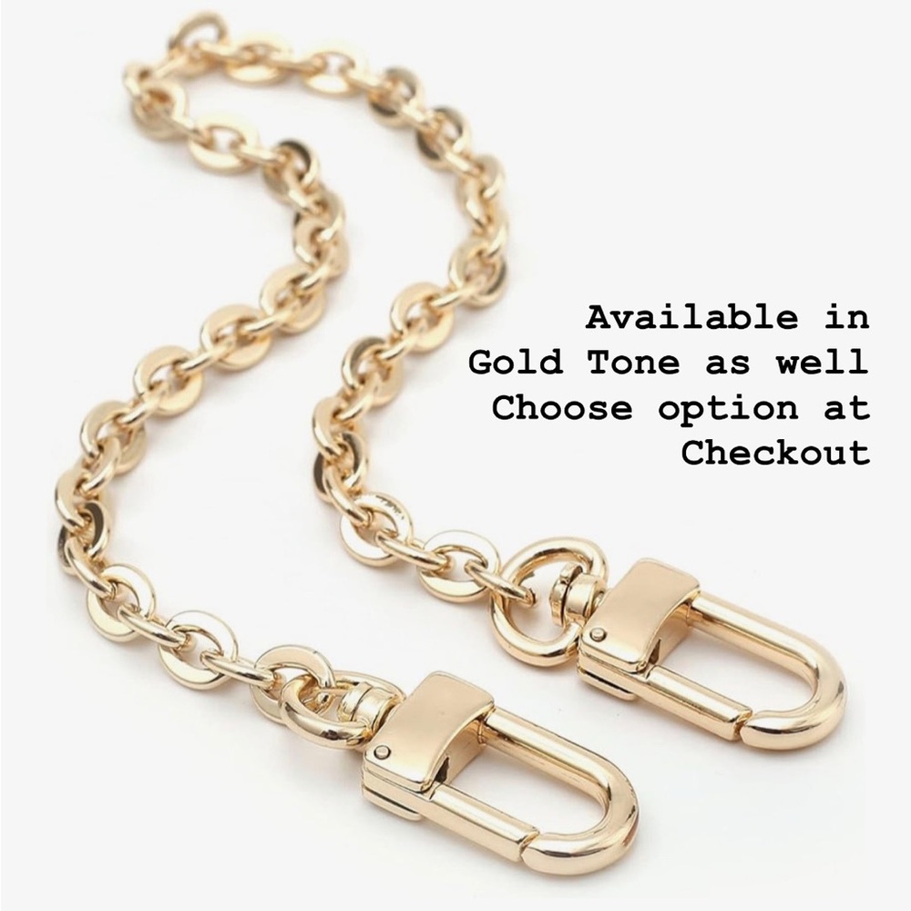 Replacement Chain for your Re-Edition Bag Handbag or Silver Felice or Pochette - Picture 5 of 6